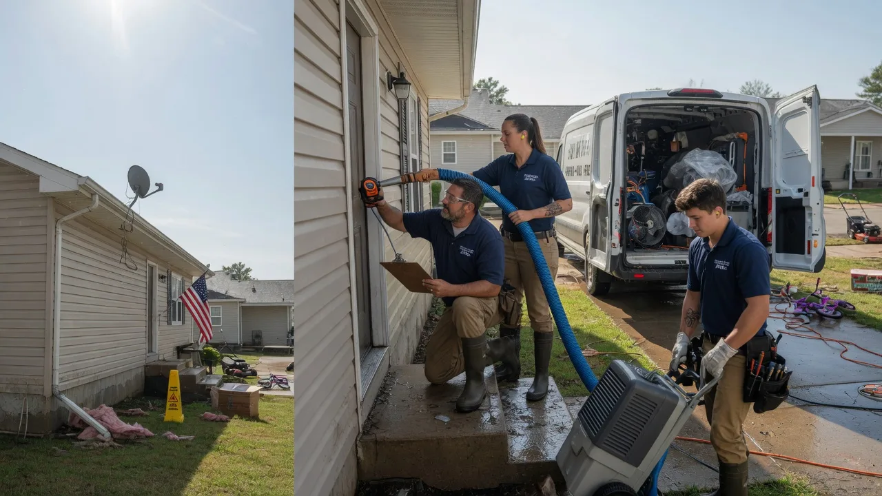 Ceiling Water Damage Restoration in Driftwood, PA near me